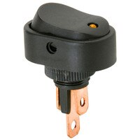 Parts Express SPST Automotive Rocker Switch w/Amber LED 12V